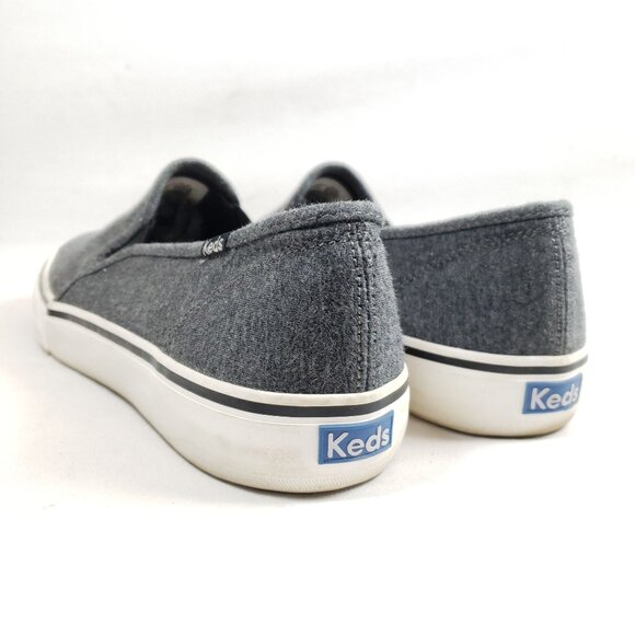Keds Womens Gray Slip-On Sneakers Size 11 Casual Shoes - Picture 5 of 9